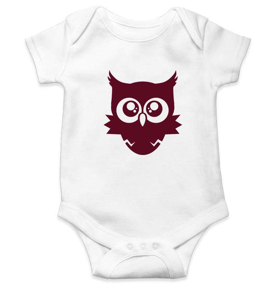 Cute Baby Owl Abstract Rompers for Baby Boy- FunkyTradition FunkyTradition