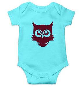 Cute Baby Owl Abstract Rompers for Baby Boy- FunkyTradition FunkyTradition