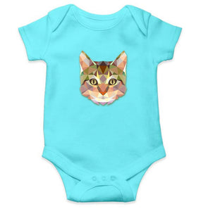 Cute Cat Abstract Rompers for Baby Boy- FunkyTradition FunkyTradition