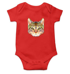 Cute Cat Abstract Rompers for Baby Boy- FunkyTradition FunkyTradition