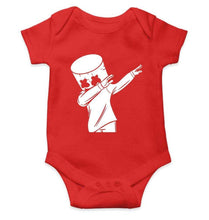 Load image into Gallery viewer, Dab Marshmello Rompers for Baby Boy - FunkyTradition FunkyTradition
