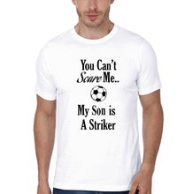 Load image into Gallery viewer, You Can&#39;t Scare Me My Dad Is A Striker Father and Son Matching T-Shirt- KidsFashionVilla
