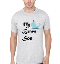 Load image into Gallery viewer, My Strongest Daddy  My Brave Son Father and Son Matching T-Shirt- KidsFashionVilla
