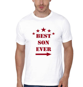 Best Dad Ever Best Son Ever Father and Son Matching T-Shirt- KidsFashionVilla