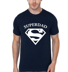 Super Dad Super Son Father and Son Matching T-Shirt- KidsFashionVilla
