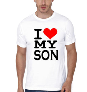 I Love My Dad I Love My Son Father and Son Matching T-Shirt- KidsFashionVilla