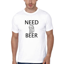 Load image into Gallery viewer, Need Beer Need Coffee Father and Son Matching T-Shirt- KidsFashionVilla

