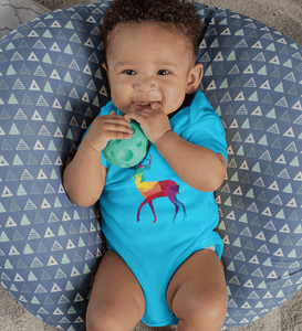 Deer Abstract Rompers for Baby Boy- FunkyTradition FunkyTradition