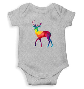 Deer Abstract Rompers for Baby Boy- FunkyTradition FunkyTradition