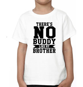 Buddy Like My Brother-Brother Kids Half Sleeves T-Shirts -KidsFashionVilla