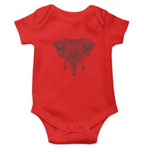 Load image into Gallery viewer, Elephant Abstract Rompers for Baby Boy- FunkyTradition FunkyTradition
