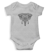 Load image into Gallery viewer, Elephant Abstract Rompers for Baby Boy- FunkyTradition FunkyTradition
