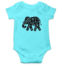 Load image into Gallery viewer, Elephant Abstract Rompers for Baby Boy- FunkyTradition FunkyTradition
