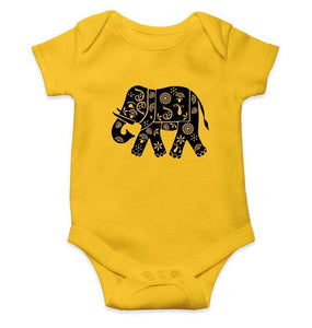 Elephant Abstract Rompers for Baby Boy- FunkyTradition FunkyTradition