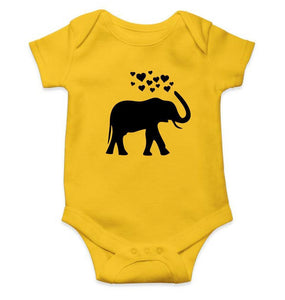 Elephant Hearts Abstract Rompers for Baby Boy- FunkyTradition FunkyTradition