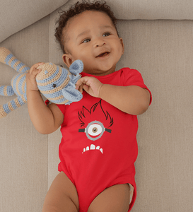 Evil Minion Abstract Rompers for Baby Boy- FunkyTradition FunkyTradition