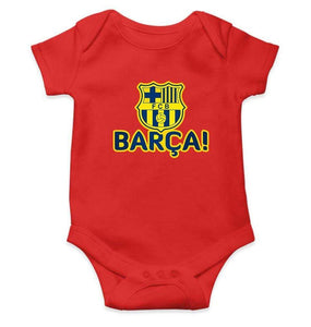 FCB Barca Rompers for Baby Boy- FunkyTradition FunkyTradition