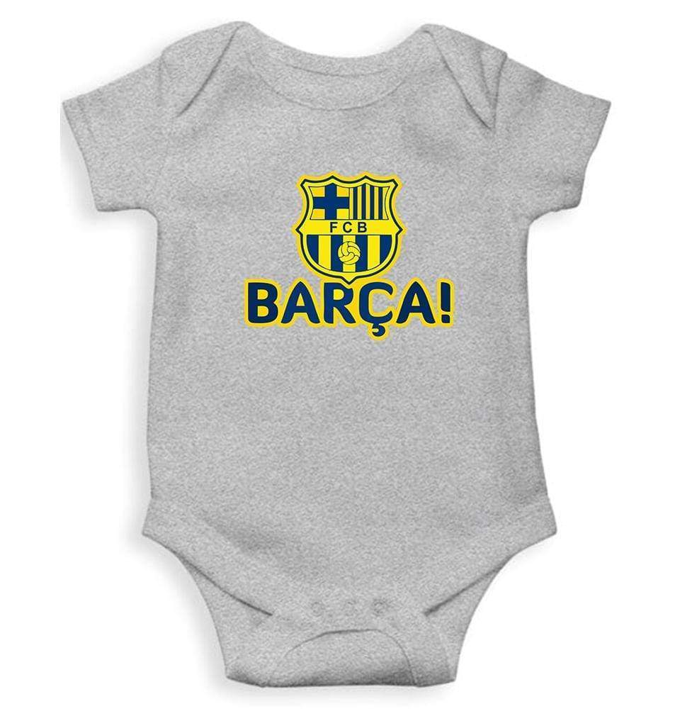 FCB Barca Rompers for Baby Boy- FunkyTradition FunkyTradition