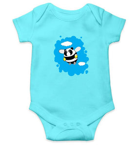 Funny Panda Bee Abstract Rompers for Baby Boy- FunkyTradition FunkyTradition