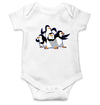 Funny Penguins Dancing Abstract Rompers for Baby Boy- FunkyTradition FunkyTradition