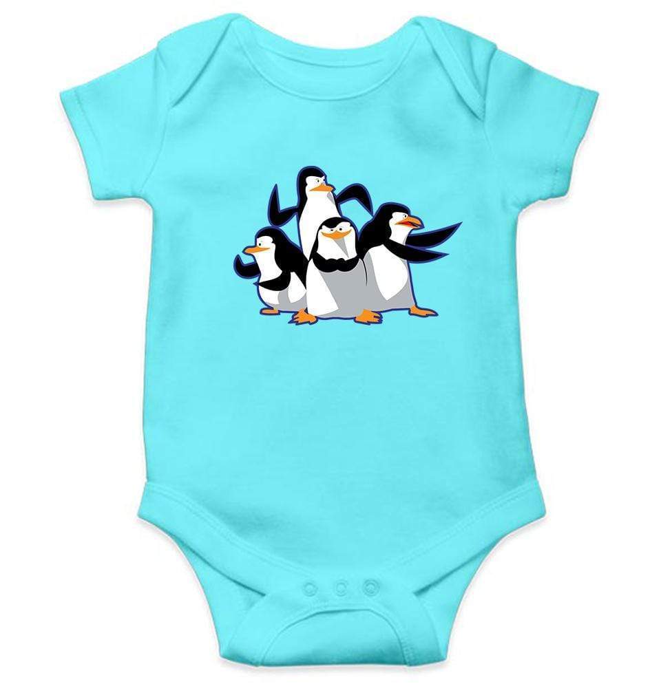 Funny Penguins Dancing Abstract Rompers for Baby Boy- FunkyTradition FunkyTradition