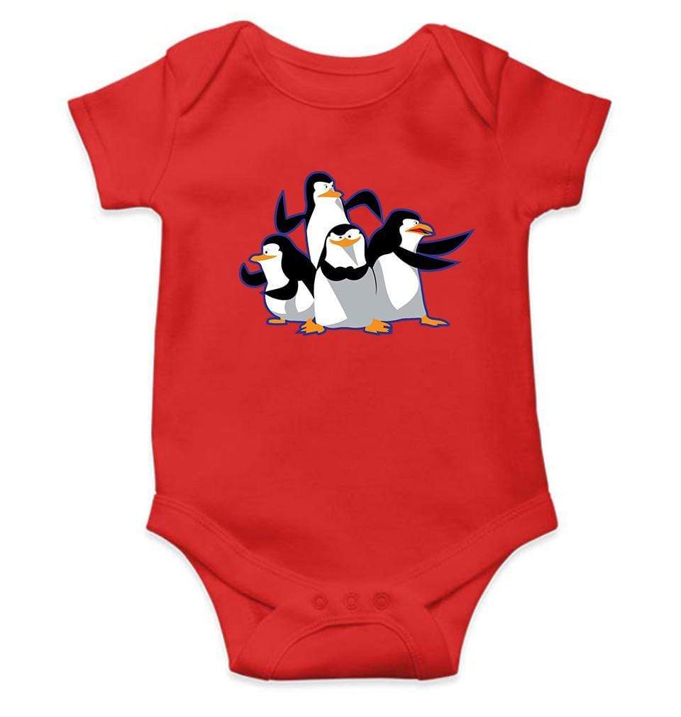 Funny Penguins Dancing Abstract Rompers for Baby Boy- FunkyTradition FunkyTradition