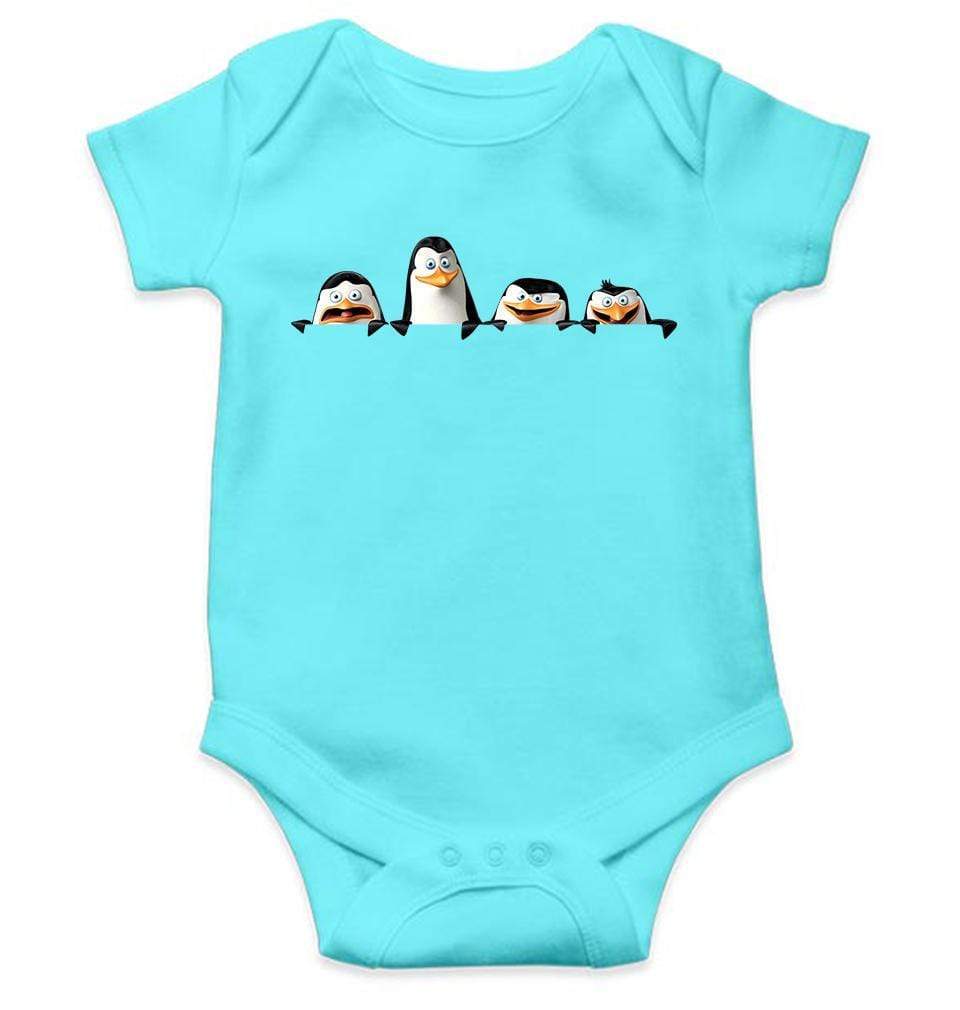 Funny Penguins Looking Abstract Rompers for Baby Boy- FunkyTradition FunkyTradition