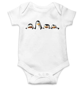 Funny Penguins Looking Abstract Rompers for Baby Boy- FunkyTradition FunkyTradition