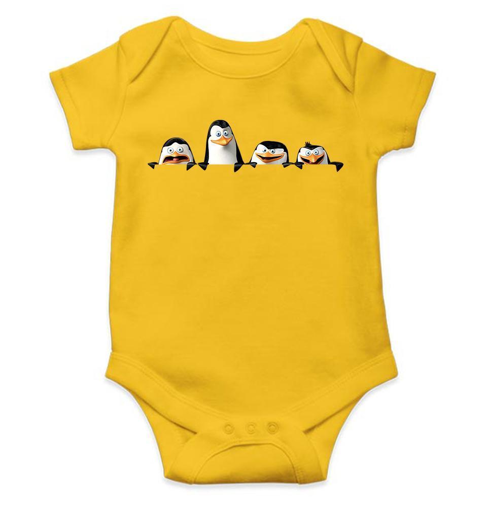 Funny Penguins Looking Abstract Rompers for Baby Boy- FunkyTradition FunkyTradition