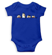 Load image into Gallery viewer, Funny Penguins Looking Abstract Rompers for Baby Boy- FunkyTradition FunkyTradition
