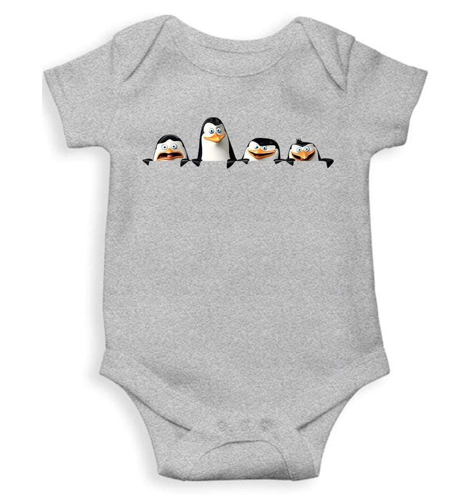 Funny Penguins Looking Abstract Rompers for Baby Boy- FunkyTradition FunkyTradition