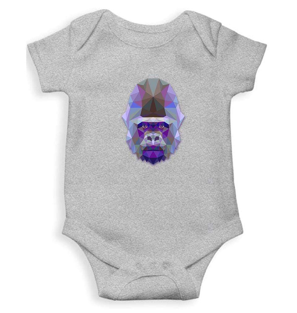 Gorilla Abstract Rompers for Baby Boy- FunkyTradition FunkyTradition