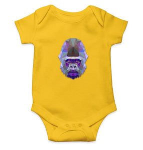 Gorilla Abstract Rompers for Baby Boy- FunkyTradition FunkyTradition