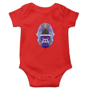 Gorilla Abstract Rompers for Baby Boy- FunkyTradition FunkyTradition