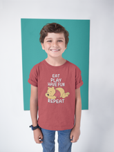 Load image into Gallery viewer, Funny Cartoon Half Sleeves T-Shirt for Boy-KidsFashionVilla
