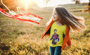 Messi Half Sleeves T-Shirt For Girls -KidsFashionVilla