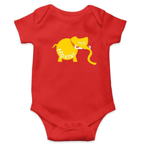 Hipster Elephant Abstract Rompers for Baby Boy- FunkyTradition FunkyTradition