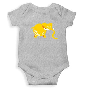 Hipster Elephant Abstract Rompers for Baby Boy- FunkyTradition FunkyTradition