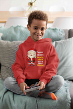 Load image into Gallery viewer, Customized Name Santa Dadu Is Here Christmas Boy Hoodies-KidsFashionVilla
