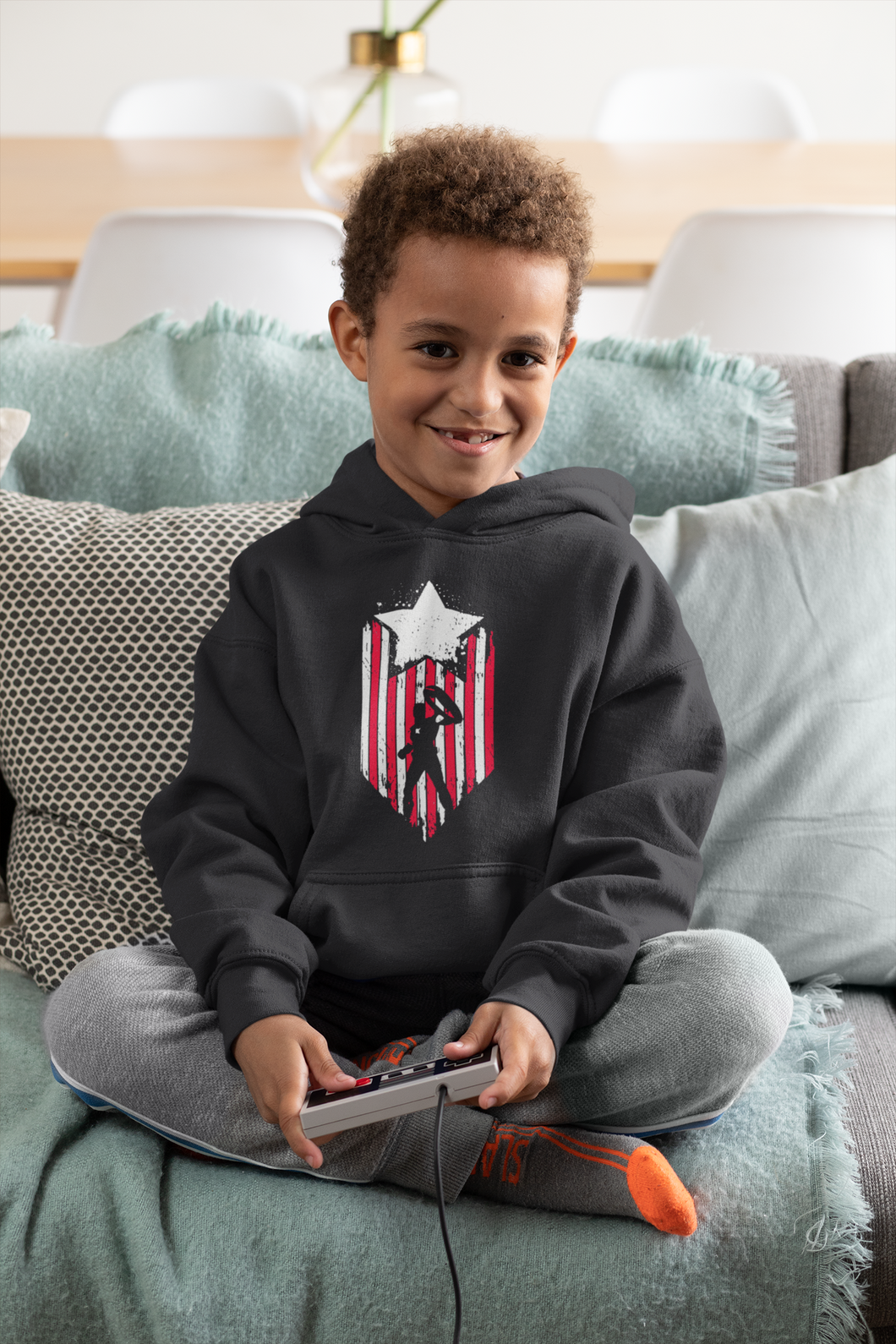 Captain America Web Series Boy Hoodies-KidsFashionVilla