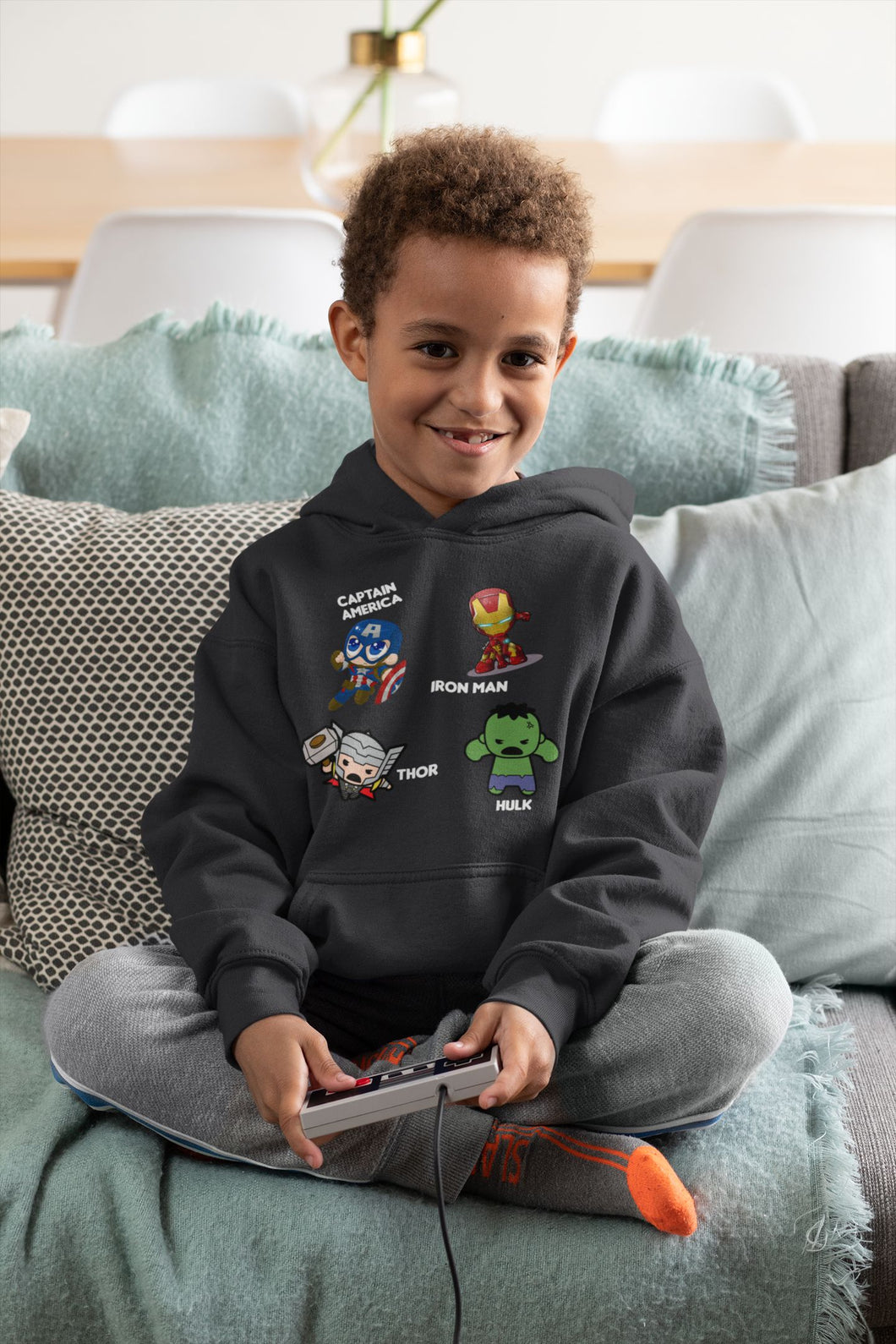 Super Heros Boy Hoodies-KidsFashionVilla