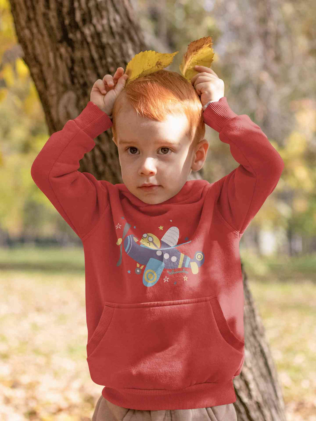 Jumbo Jet Cartoon Boy Hoodies-KidsFashionVilla