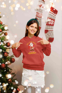 Who Need Santa When I Have Dadu Christmas Girl Hoodies-KidsFashionVilla