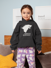 Load image into Gallery viewer, The North Remembers Web Series Girl Hoodies-KidsFashionVilla
