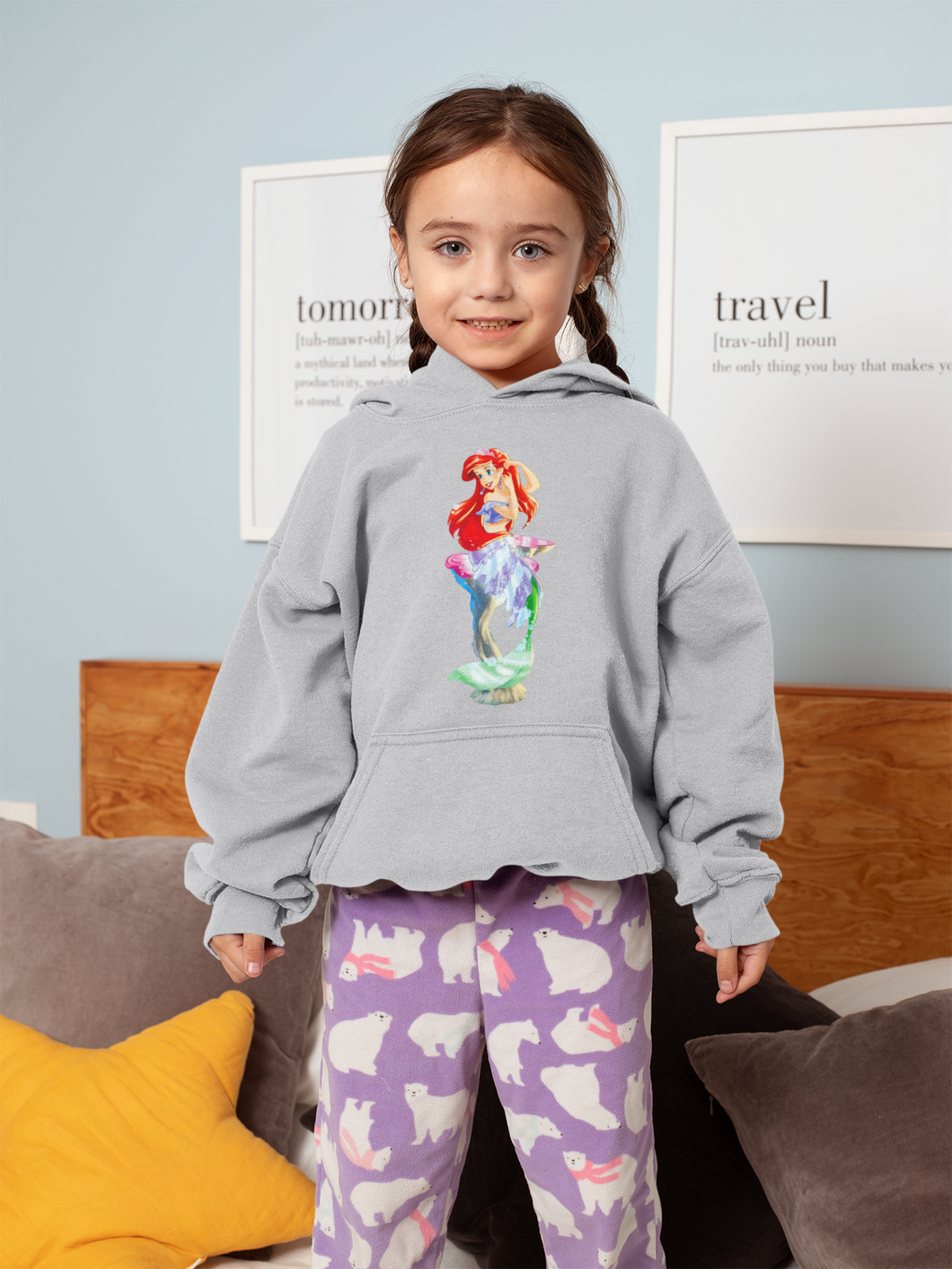 Cute Princess Girl Hoodies-KidsFashionVilla