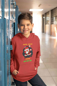 Customized Name Santa Squad Ho Ho Ho Christmas Boy Hoodies-KidsFashionVilla