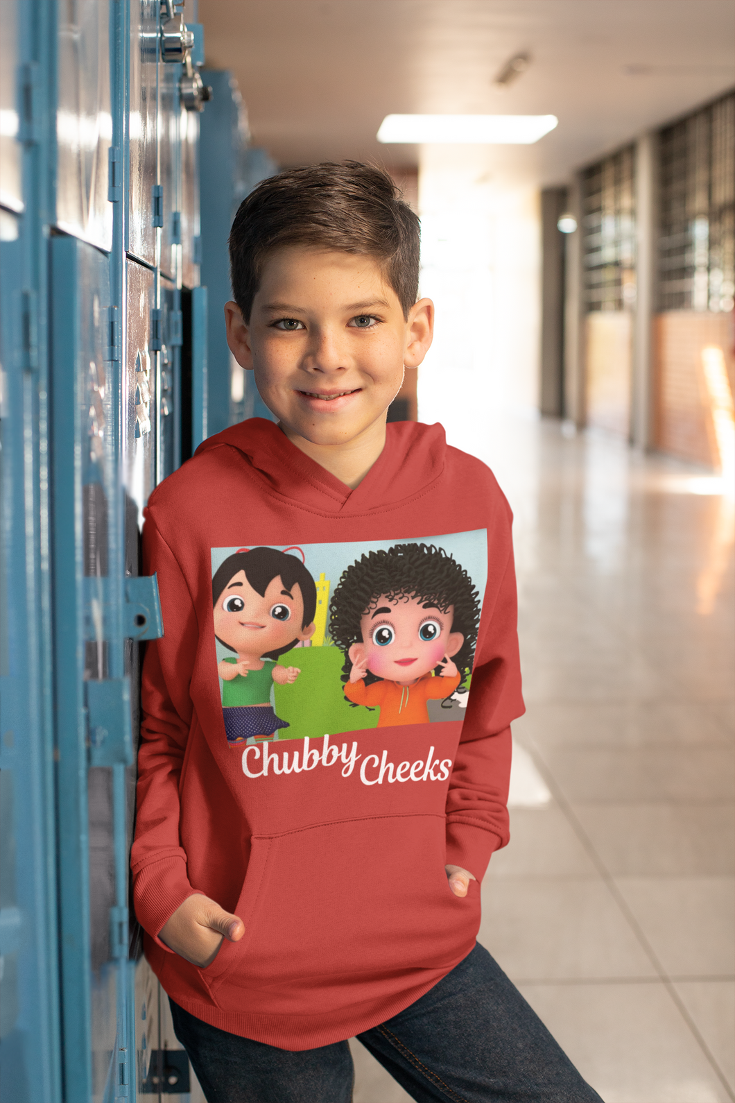 Chubby Cheeks Poem Boy Hoodies-KidsFashionVilla