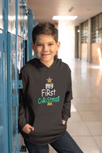 Load image into Gallery viewer, My First Christmas Boy Hoodies-KidsFashionVilla
