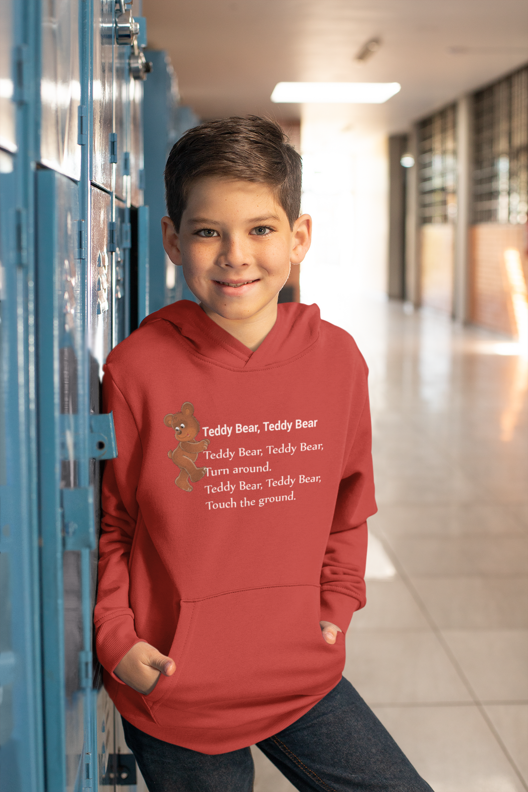 Teddy Bear Teddy Bear Poem Boy Hoodies-KidsFashionVilla