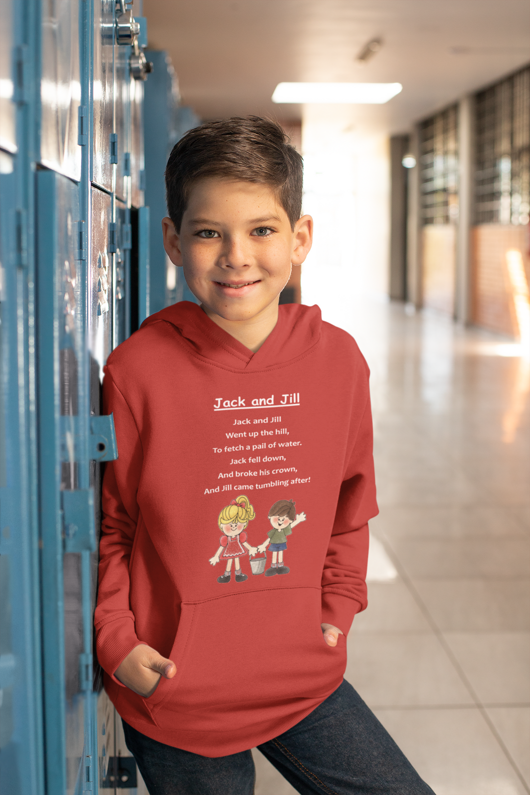 Jack And Jill Poem Boy Hoodies-KidsFashionVilla